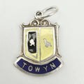 Vintage 925 Sterling Silver Towyn Travel Charm CA25-20