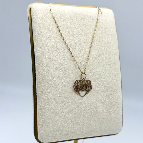 Vintage 9ct Yellow Gold Special Daughter Necklace PG84