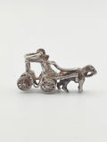 Vintage 925 Sterling Silver Carriage Charm CA13-25
