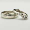 Vintage 925 Sterling Silver Rings Charm CA22-14