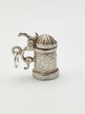 Vintage 925 Sterling Silver Tankard Charm CA15-121