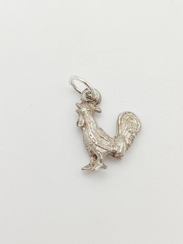 Vintage 925 Sterling Silver Cockerel Charm CA16-2