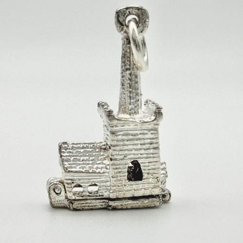Vintage 925 Sterling Silver Church Charm CA24-80