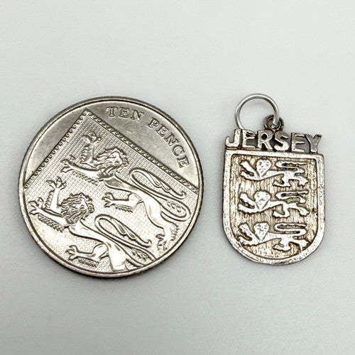 Vintage 925 Sterling Silver Jersey Travel Charm CA29-11