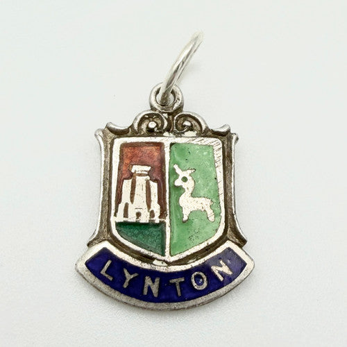 Vintage 925 Sterling Silver Lynton Travel Charm CA20-18