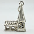 Vintage 925 Sterling Silver Church Charm CA22-36