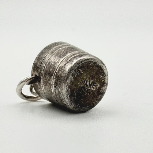 Vintage 925 Sterling Silver Bucket Charm CA20-74
