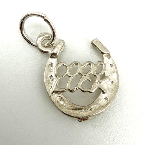 Vintage 925 Sterling Silver Good Luck Horseshoe Charm CA27-31