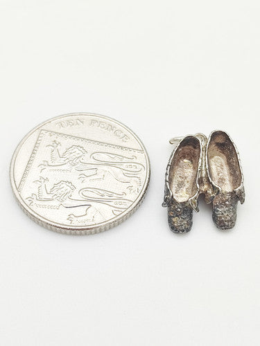 Vintage 925 Sterling Silver Shoe Charm CA14-46