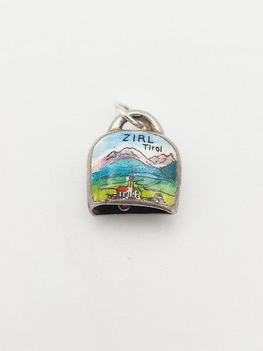 Vintage 925 Sterling Silver Zirl Travel Bell Charm CA15-118