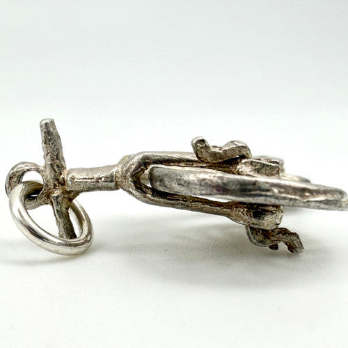 Vintage 925 Sterling Silver Penny-Farthing Charm CA28-12