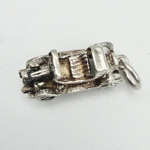 Vintage 925 Sterling Silver Car Charm CA24-1