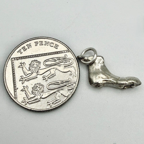 Vintage 925 Sterling Silver Football Boot Charm CA24-28
