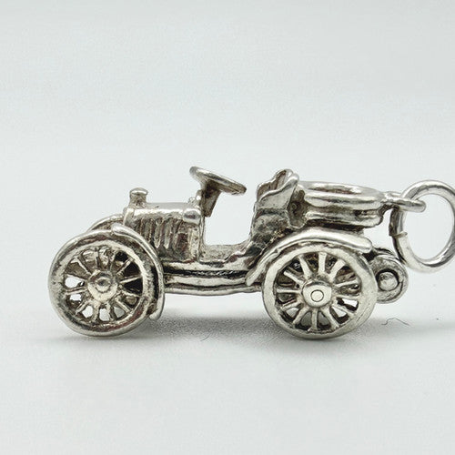 Vintage 925 Sterling Silver Car Charm CA24-22