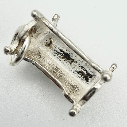 Vintage 925 Sterling Silver Cot Crib Charm CA22-68
