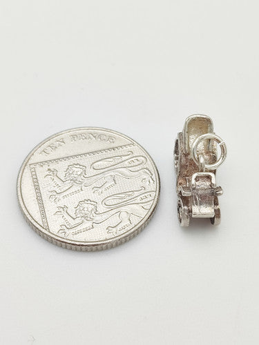Vintage 925 Sterling Silver Car Charm CA13-21