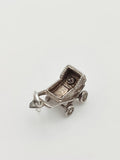 Vintage 925 Sterling Silver Pram Charm CA15-16
