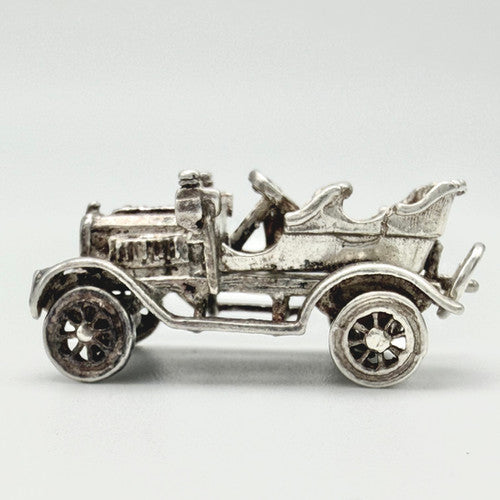Vintage 925 Sterling Silver Large Car Charm CA23-20