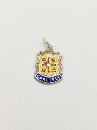 Vintage 925 Sterling Silver Carlisle Travel Charm CA6-43