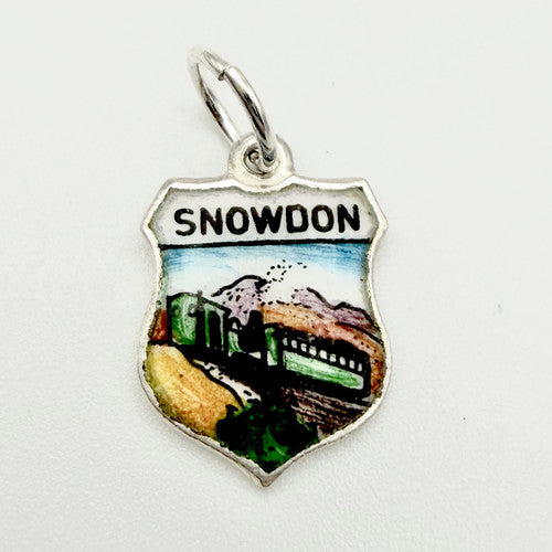 Vintage 925 Sterling Silver Snowdon Travel Charm CA20-37