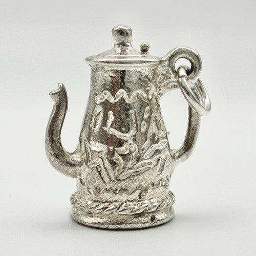 Vintage 925 Sterling Silver Teapot Charm CA22-85