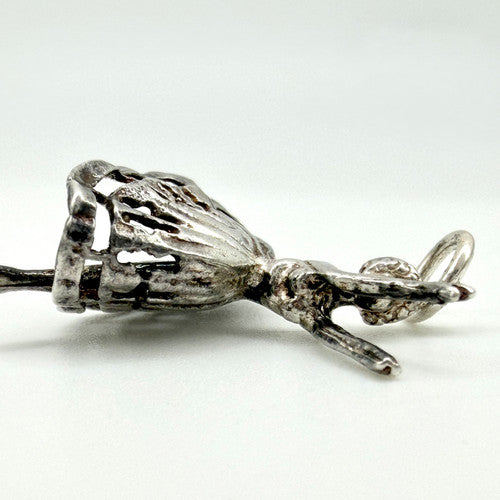 Vintage 925 Sterling Silver Ballerina Charm CA28-41