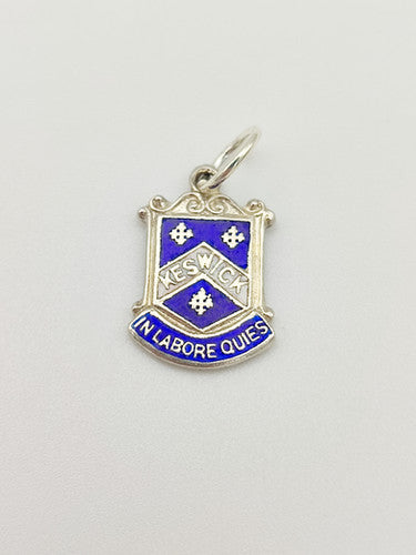 Vintage 925 Sterling Silver Keswick Travel Charm CA17-99