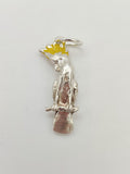 Vintage 925 Sterling Silver Cockatoo Charm CA17-35