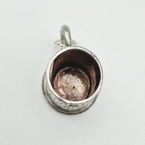 Vintage 925 Sterling Silver Tankard Charm CA23-22