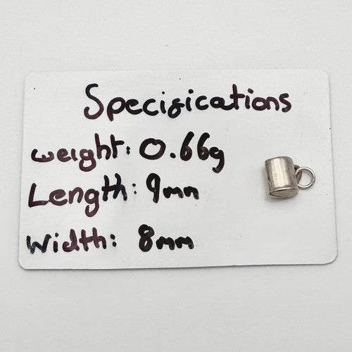 Vintage 925 Sterling Silver Tankard Charm CA21-47