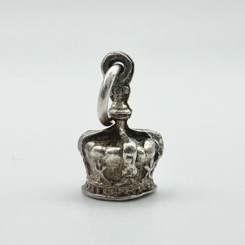 Vintage 925 Sterling Silver Crown Charm CA21-51