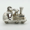 Vintage 925 Sterling Silver Train Charm CA22-81