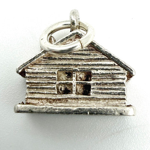Vintage 925 Sterling Silver Dutch Weather House Charm CA26-14