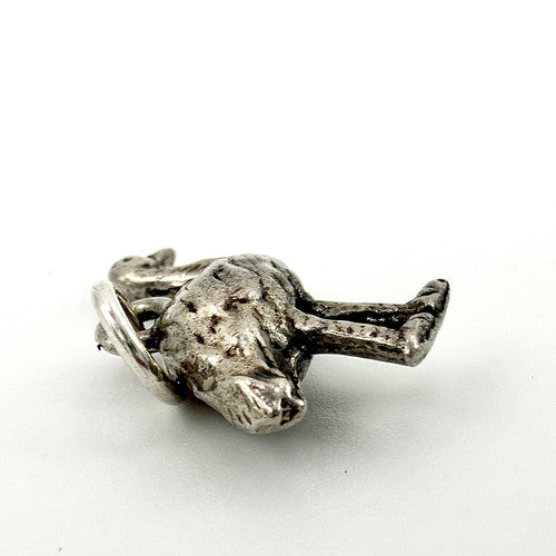 Vintage 925 Sterling Silver Ostrich Charm CA26-15