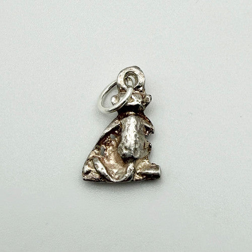 Vintage 925 Sterling Silver Speak No Evil Charm CA19-52