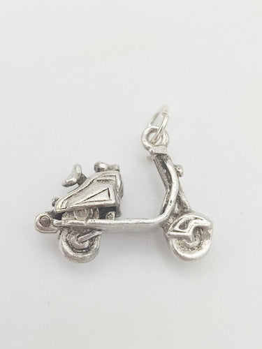 Vintage 925 Sterling Silver Scooter Charm CA17-45
