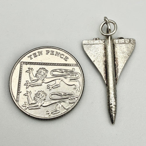 Vintage 925 Sterling Silver Aeroplane Charm CA24-5