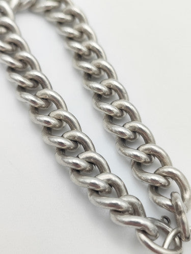 Vintage 925 Sterling Silver Curb Bracelet Bracelets-40