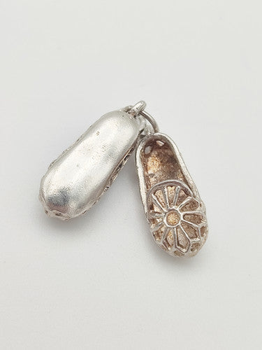 Vintage 925 Sterling Silver Shoe Charm CA13-48