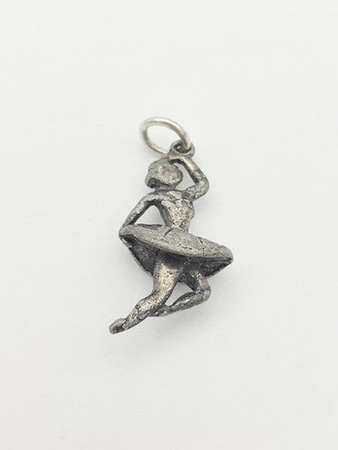 Vintage 925 Sterling Silver Dancer Charm CA13-90