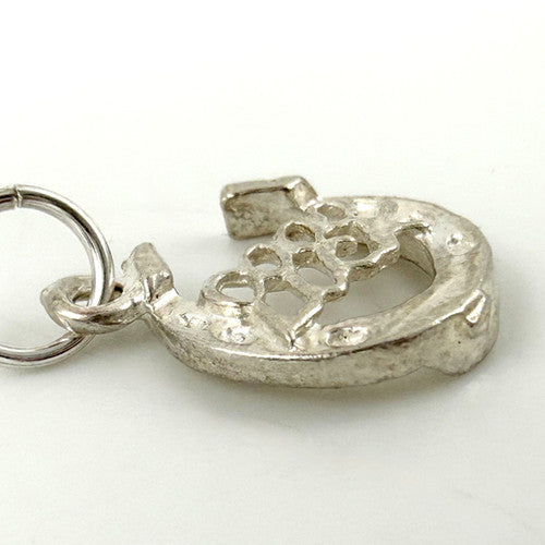 Vintage 925 Sterling Silver Good Luck Horseshoe Charm CA27-31