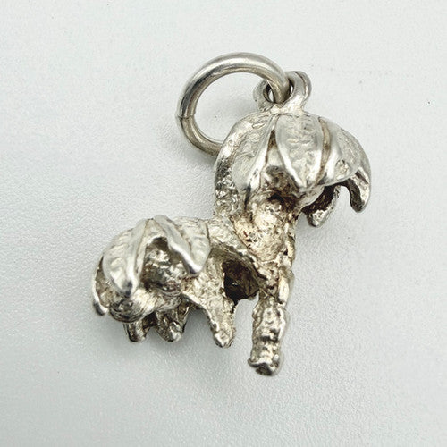 Vintage 925 Sterling Silver Palm Tree Charm CA22-70