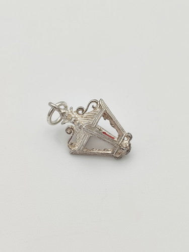 Vintage 925 Sterling Silver Lantern Charm CA14-25