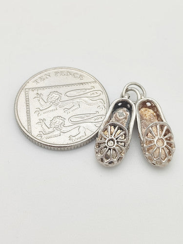 Vintage 925 Sterling Silver Shoe Charm CA13-48