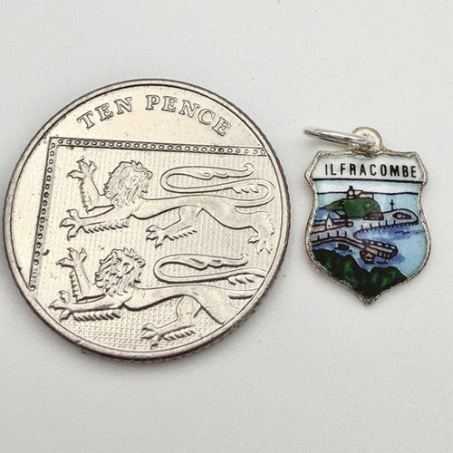 Vintage 925 Sterling Silver Ilfracombe Travel Charm CA21-49