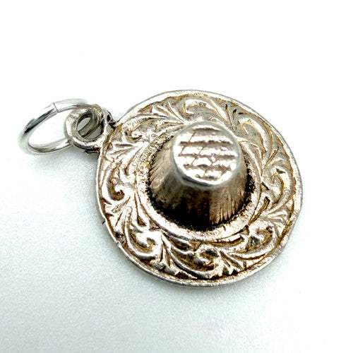 Vintage 925 Sterling Silver Welsh Hat Charm CA27-23