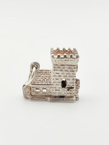 Vintage 925 Sterling Silver Church Charm CA16-14