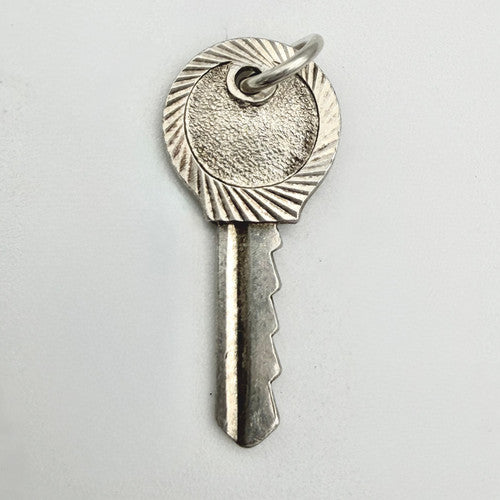 Vintage 925 Sterling Silver Key Charm CA23-23