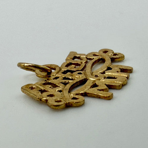 Vintage 9ct Yellow Gold Perfect Mum Charm PG50
