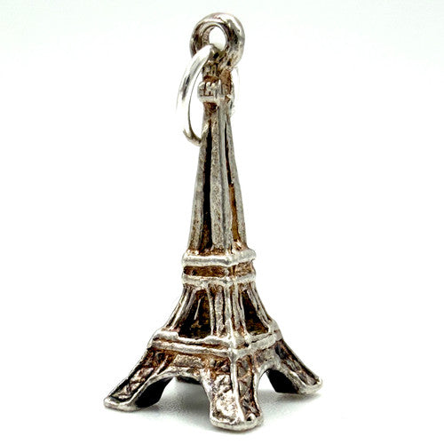 Vintage 925 Sterling Silver Eiffel Tower Charm CA27-43